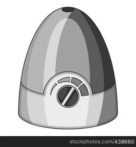 coffee grinder icon in monochrome style isolated on white background vector illustration. Coffee grinder icon monochrome