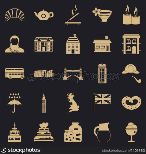 Coffee house icons set. Simple set of 25 coffee house vector icons for web for any design. Coffee house icons set, simple style
