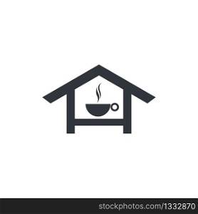 Coffee house vector icon illustration design