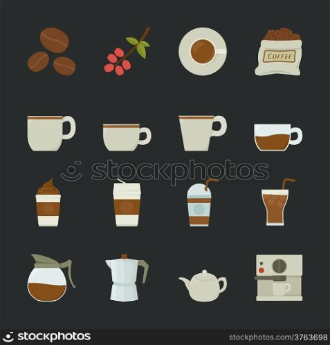 Coffee icon, eps10 vector format