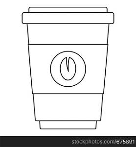 Coffee icon. Outline illustration of coffee vector icon for web. Coffee icon, outline style.