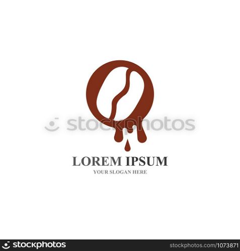 coffee logo and icon vector illustration template