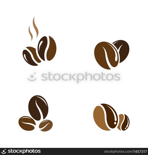 Coffee logo and symbol vector icon illustration design