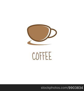 Coffee  logo template vector flat design