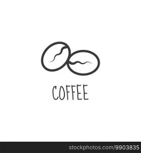 Coffee  logo template vector flat design