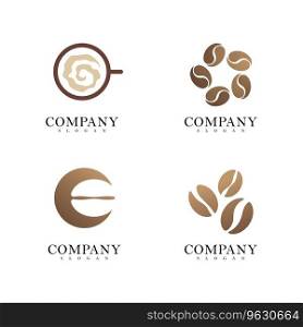 coffee logo vector icon design