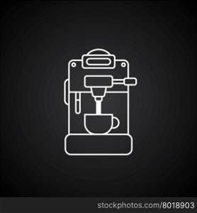 coffee machine cartoon theme. coffee machine cartoon theme vector art illustration