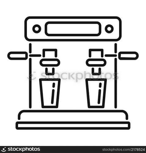 Coffee machine icon outline vector. Cafe cup. Morning drink. Coffee machine icon outline vector. Cafe cup