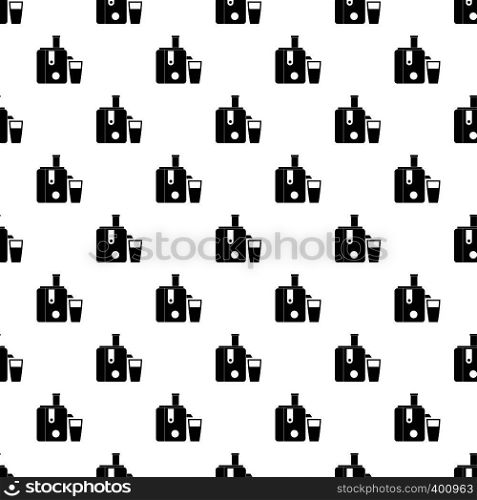 Coffee machine pattern. Simple illustration of coffee machine vector pattern for web. Coffee machine pattern, simple style