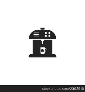 coffee machine vector icon illustration design template.