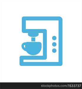 coffee maker icon flat vector logo design trendy illustration signage symbol graphic simple