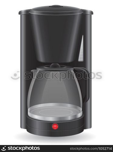 coffee maker vector illustration isolated on white background