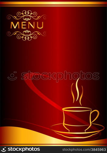 Coffee Menu Card Design Template Vector Art