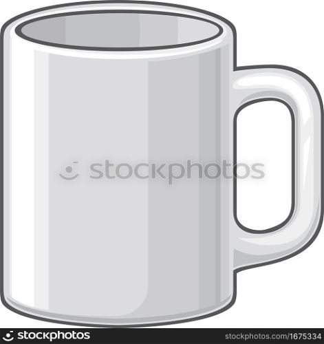 Coffee mug (white cup)