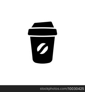 coffee paper cup icon vector