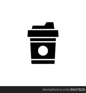 coffee paper cup icon vector