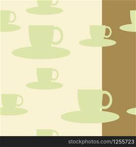 Coffee pattern background, cup of coffee seamless pattern, Seamless pattern with coffee cups. cup of coffee seamless vector pattern bar design