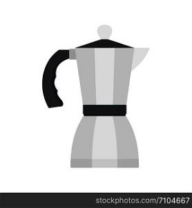 Coffee pot icon. Flat illustration of coffee pot vector icon for web design. Coffee pot icon, flat style