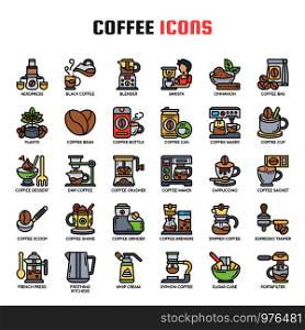 Coffee , Thin Line and Pixel Perfect Icons