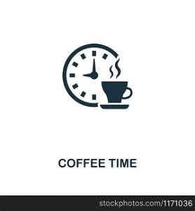 Coffee Time icon. Premium style design from coffe shop collection. UX and UI. Pixel perfect coffee time icon. For web design, apps, software, printing usage.. Coffee Time icon. Premium style design from coffe shop icon collection. UI and UX. Pixel perfect coffee time icon. For web design, apps, software, print usage.