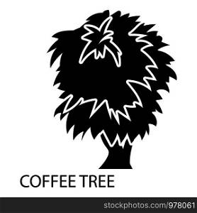 Coffee tree icon. Simple illustration of coffee tree vector icon for web. Coffee tree icon, simple style