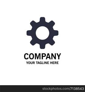 Cog, Setting, Gear Business Logo Template. Flat Color
