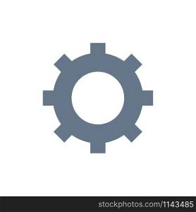 Cog, Setting, Gear Flat Color Icon. Vector icon banner Template