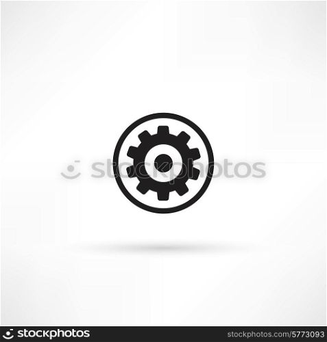 Cogs - vector icon