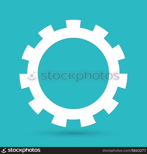 Cogs - vector icon