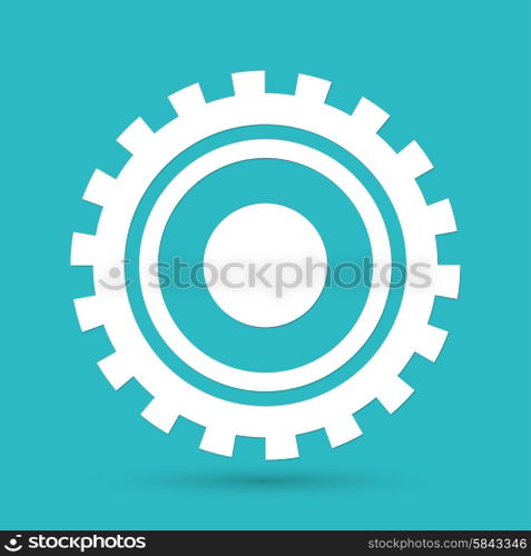 Cogs - vector icon
