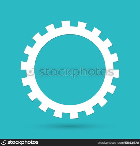 Cogs - vector icon