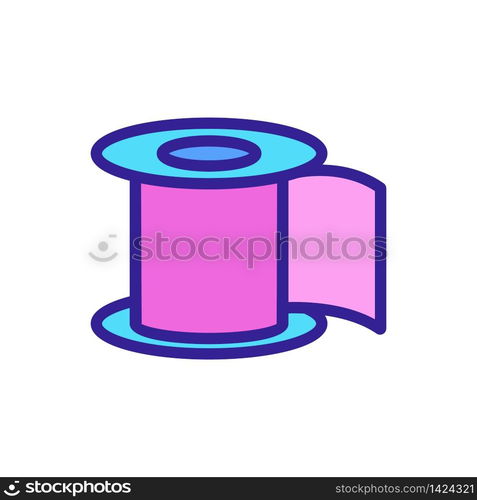 coil for repair icon vector. coil for repair sign. color symbol illustration. coil for repair icon vector outline illustration