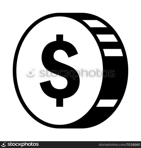 Coin - Business and finance, icon on isolated background