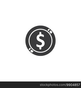 coin money icon vector illustration design