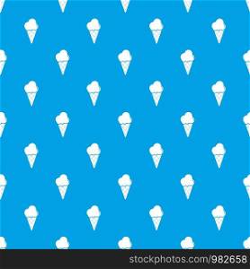 Cold ice cream pattern vector seamless blue repeat for any use. Cold ice cream pattern vector seamless blue