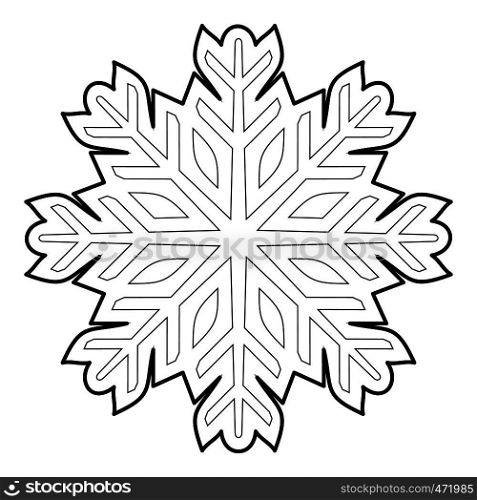 Cold icon. Outline illustration of cold icon for web design. Cold icon, outline style