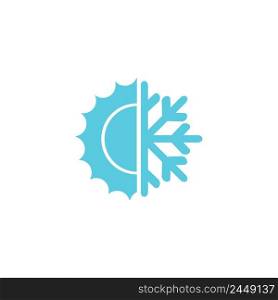 cold logo icon vector design template