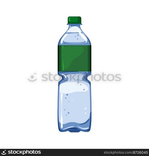 cold mineral water bottle cartoon. cold mineral water bottle sign. isolated symbol vector illustration. cold mineral water bottle cartoon vector illustration