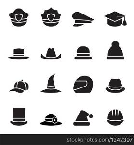 collection of black hat