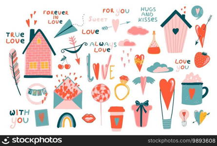 Collection of cartoons. Heart vector shape love icon. Valentine’s day .. Festive gift background. White background isolated. Trendy vector illustration. Decorative symbol. Decorative print.. Collection of cartoons. Heart vector shape love icon. Valentine’s day .. Festive gift background. White background isolated. Trendy vector illustration. Decorative symbol. Decorative print