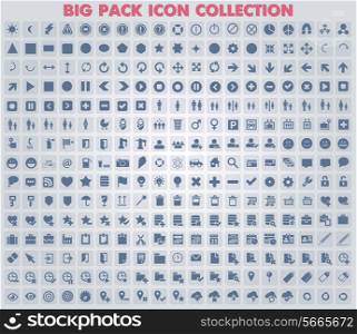 Collection of flat icons