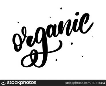 Collection of Green Healthy Organic Natural Eco Bio Food Products Label. Collection of Green Healthy Organic Natural Eco Bio Food Products lettering calligraphy
