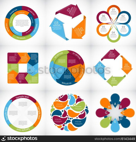 Collection of Infographic Templates for Business Vector Illustration EPS10. Collection of Infographic Templates for Business Vector Illustration