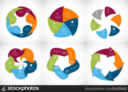 Collection of Infographic Templates for Business Vector Illustration EPS10. Collection of Infographic Templates for Business Vector Illustra