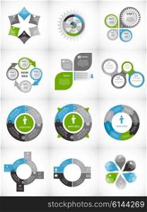 Collection of Infographic Templates for Business Vector Illustration EPS10. Collection of Infographic Templates for Business Vector Illustra