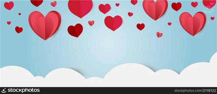 Collection of valentine&rsquo;s day background set with heart.Editable vector illustration for website, invitation,postcard and sticker