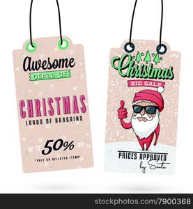 Collection of Vintage Christmas Sales Related Hang Tags