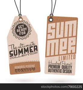 Collection of Vintage Summer Sales Related Hang Tags