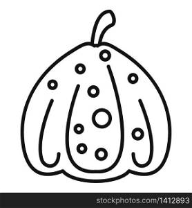 Collection pumpkin icon. Outline collection pumpkin vector icon for web design isolated on white background. Collection pumpkin icon, outline style