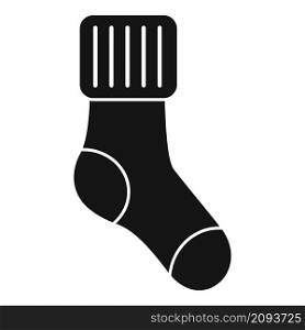Collection sock icon simple vector. Cute pair. High sock. Collection sock icon simple vector. Cute pair